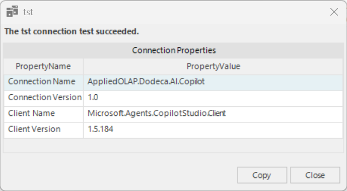 Test Connection
