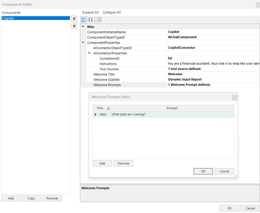 Components Editor