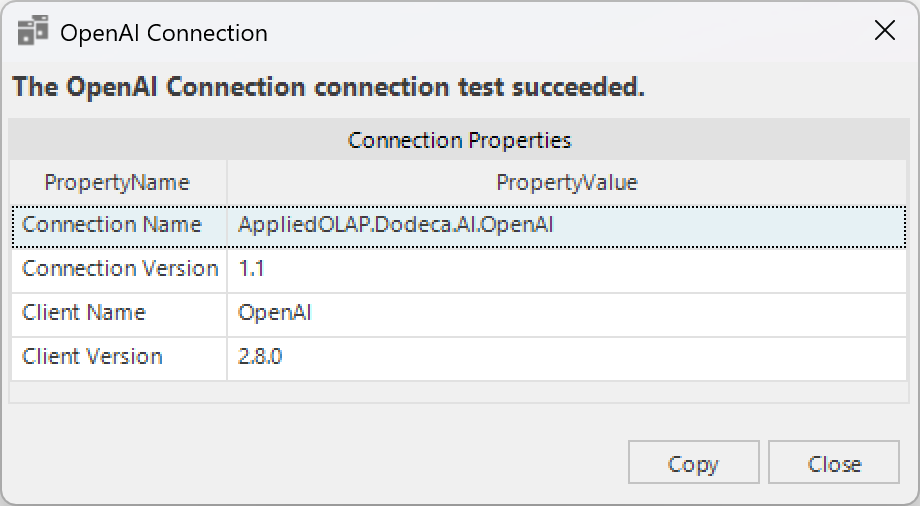 Test Connection